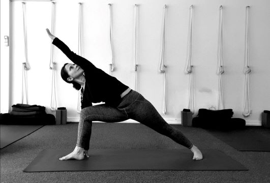 Man performing yoga Asana