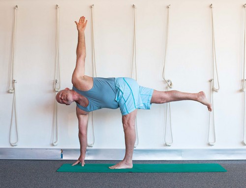 Why do balancing poses in yoga?